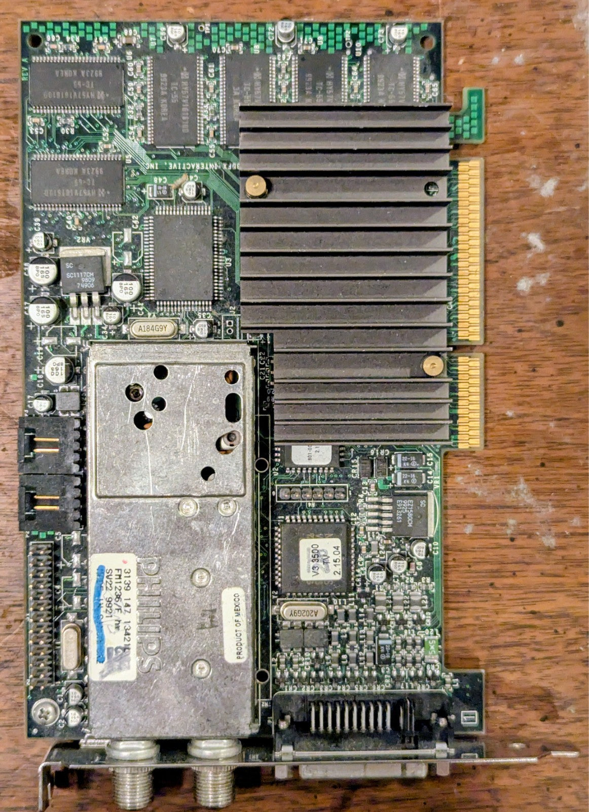 3dfx Voodoo3 3500 TV AGP graphics card