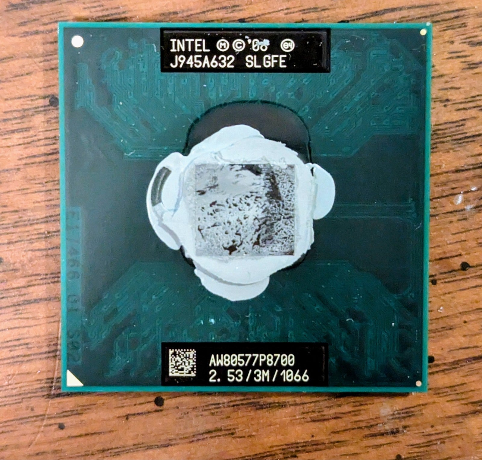 SLGF5 Intel Core 2 Duo T6600 Mobile CPU 2.2GHz 2MB 478-pin Laptop Processor