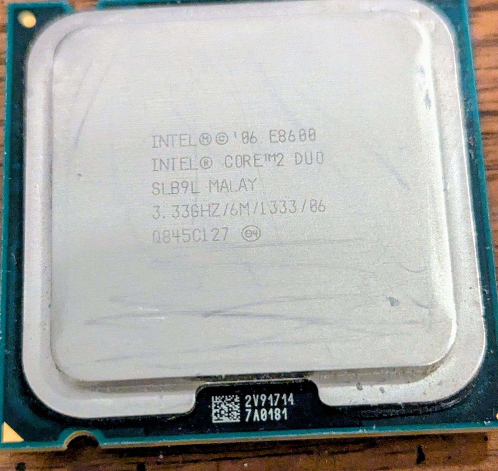 Intel CPU Core 2 Duo E8600 3.33GHz Dual-Core Processor - (Used)