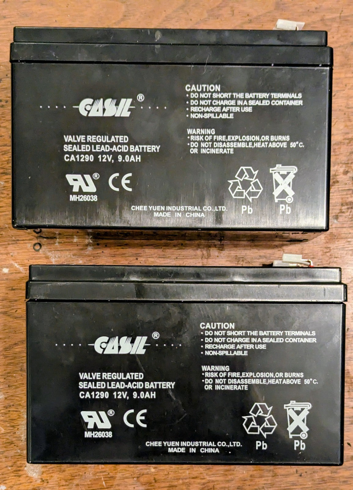 Replacement ExpertPower 12v 7Amp With Casil Professional 2 pack