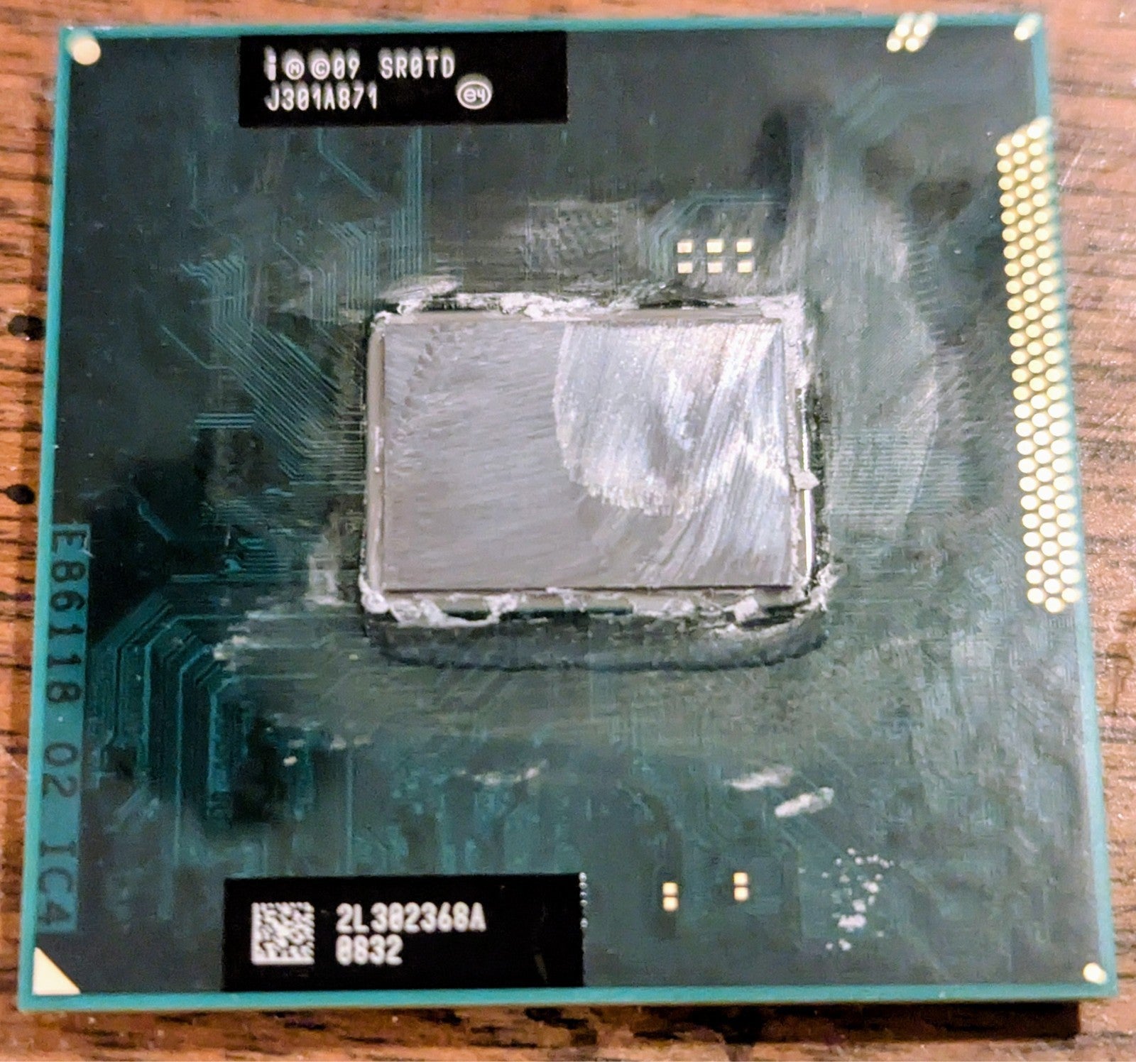 Intel Core I5 2540M Sr044 Sr049 2.6Ghz 3Mb Dual Core Mobile Cpu Processor Socket