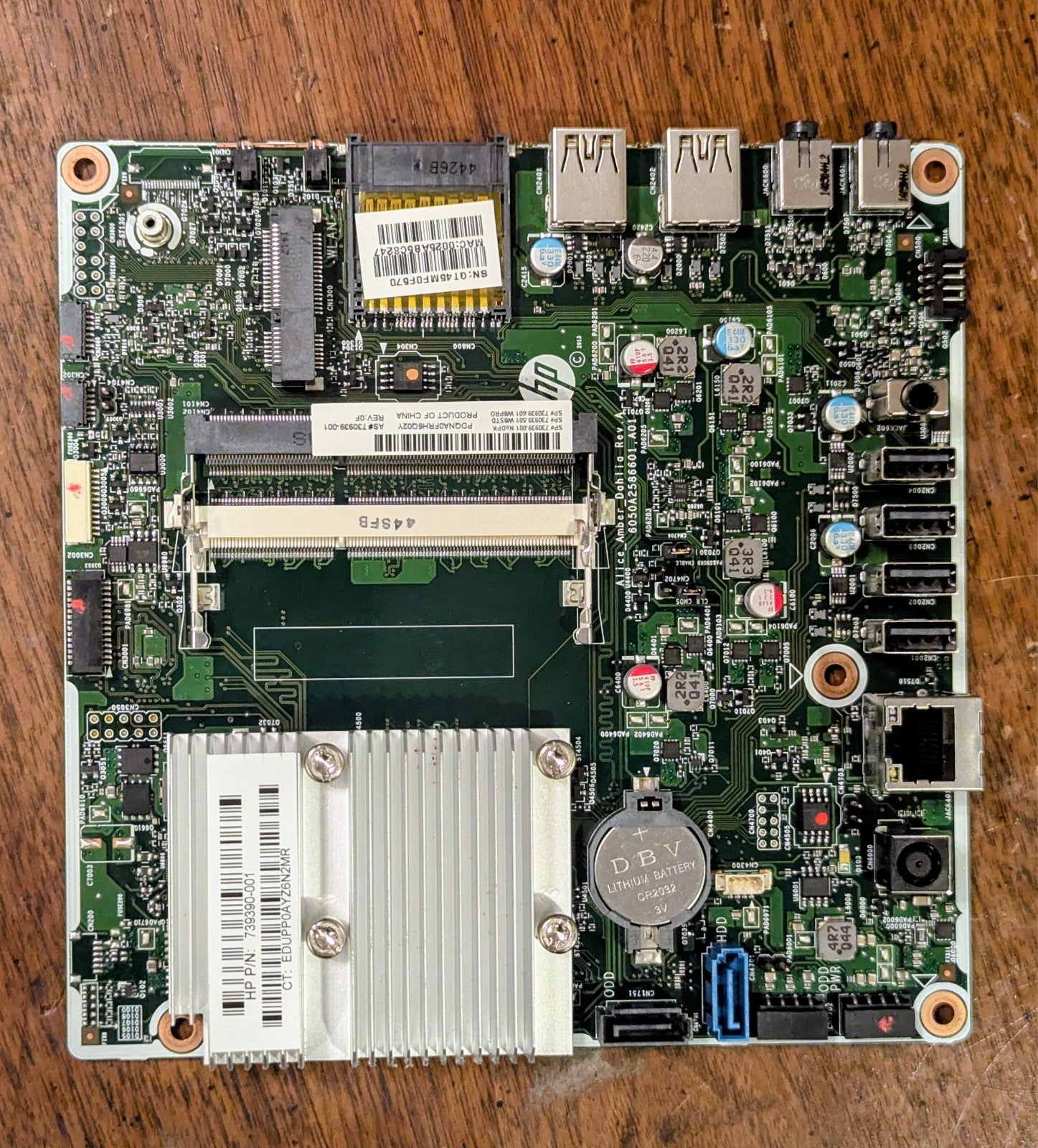 For HP 23-G 23-G010 AIO Motherboard 730939-501 730939-001 Mainboard