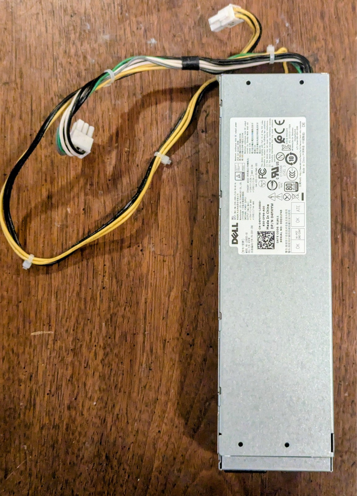 Power Supply Replacement for Dell Inspiron 3430 3460 3470 3880 200W SFF 4FHYW 04