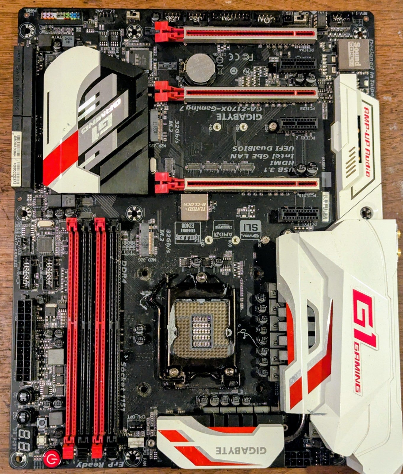 Gigabyte GA-Z170X-Gaming 7 LGA 1151 ATX SLI Gaming Motherboard