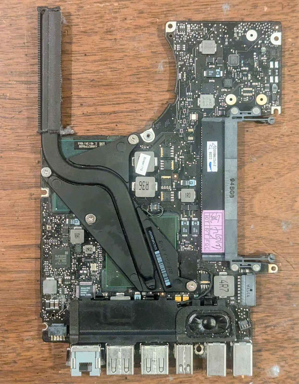 💥Apple Macbook A1278 2008 Core 2 Duo 2.4 GHz Motherboard LOGICBOARD 820-2327-A