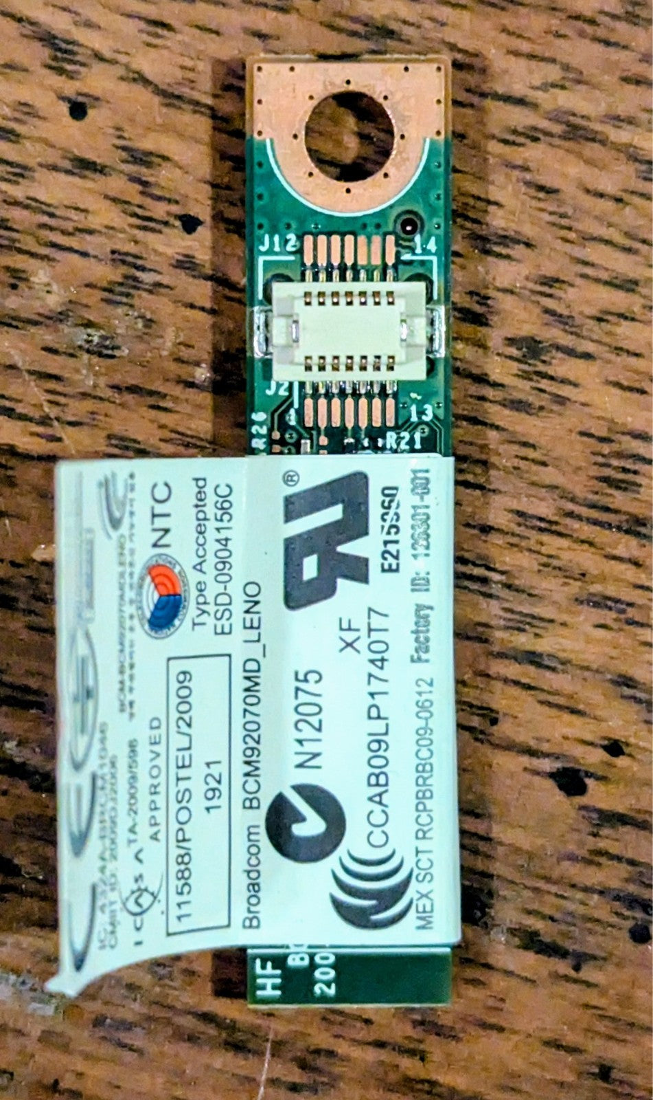 Lenovo ThinkPad T420s 14" Genuine Laptop Bluetooth Module Board 60y3271