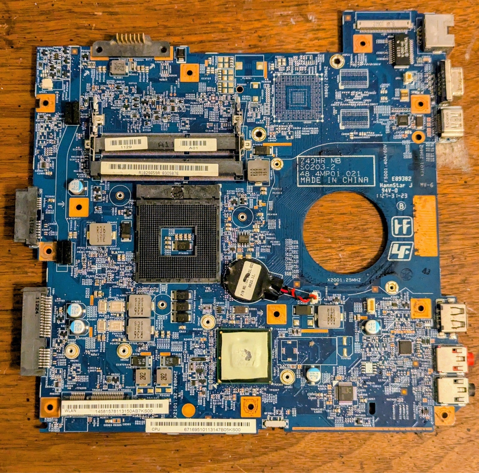 For Sony VPCEG VPCEG25FX PCG-61A14L Motherboard A1829659A MBX-250 48.4MP06.021