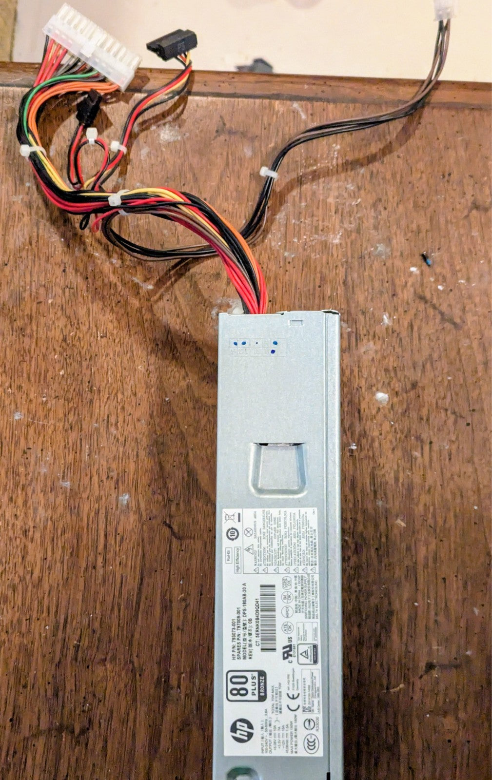 HP ProDesk 400 G3 SSF 180W DPS-180AB-20 A Power Supply P/N: 848050-003