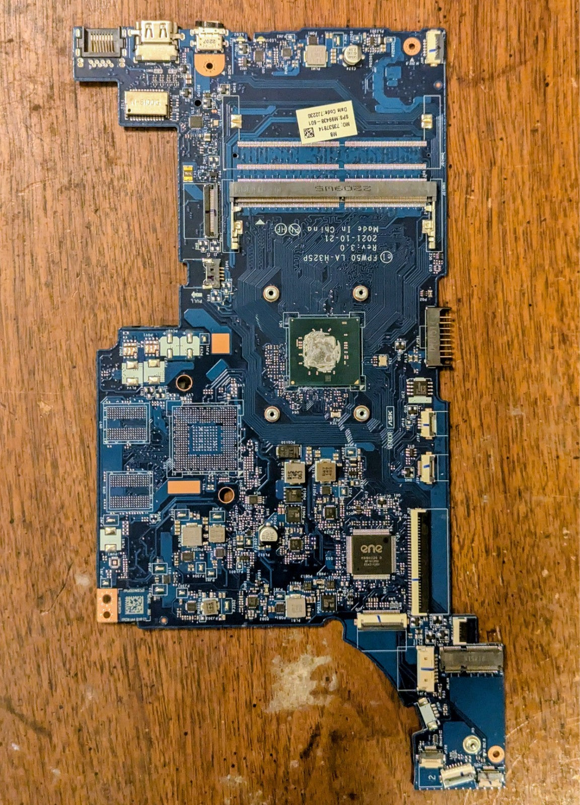HP 15-dw1511la 15-dw Laptop Motherboard w/Intel Pentium Silver N5030 1.10GHz CPU