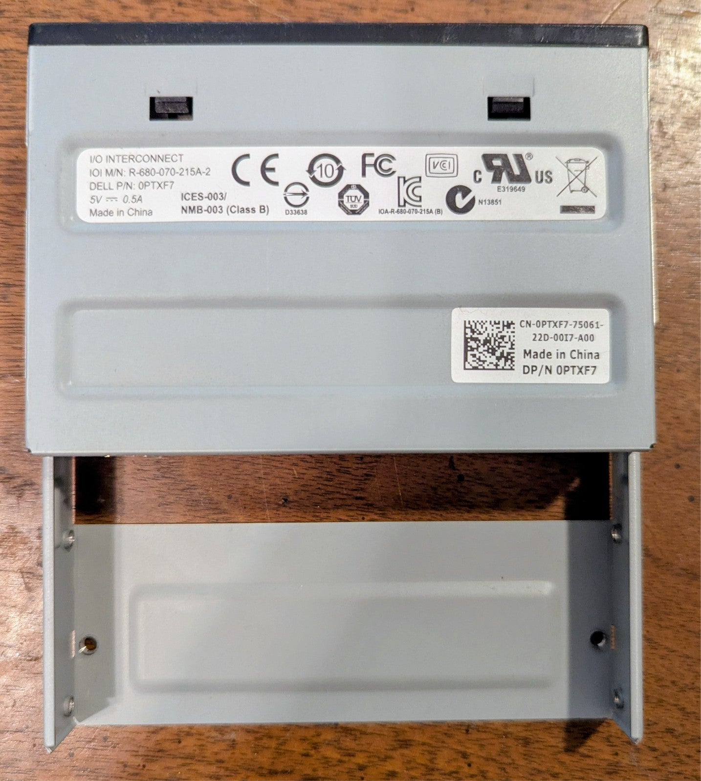 Dell Inspiron 570 Media Card Reader USB 0PTXF7 SD Compact Flash