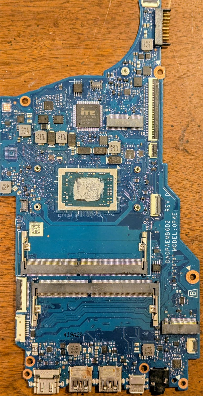 HP 14-FQ0013DX 14Z-FQ0000 AMD ATHLON SILVER 3050U LAPTOP MOTHERBOARD M03771-001