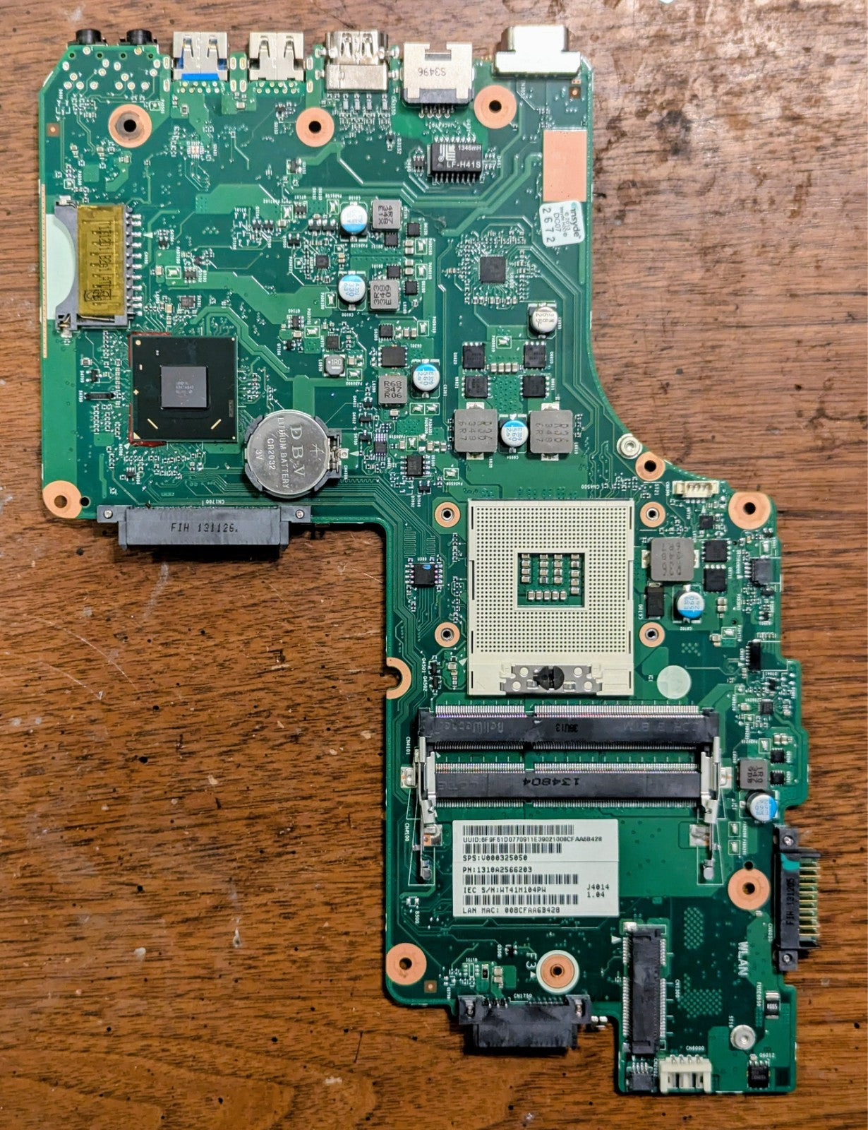 TOSHIBA Satellite C55t-A5222 Intel Laptop Motherboard