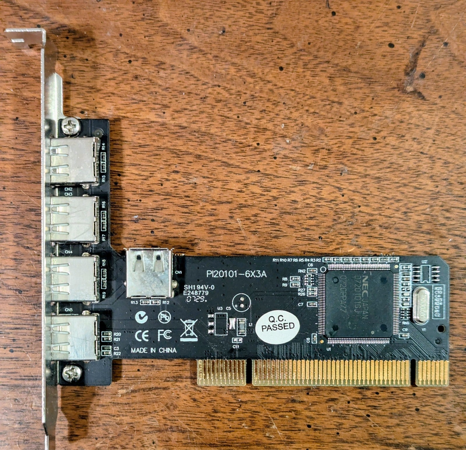 High Speed 480Mbps 5 Port USB 2.0 PCI Hub Card Controller Adapter Module