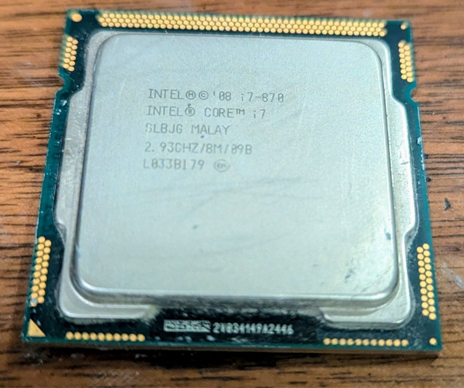 Intel Core i7-870 2.93GHz Quad-Core (BV80605001905AI) Processor