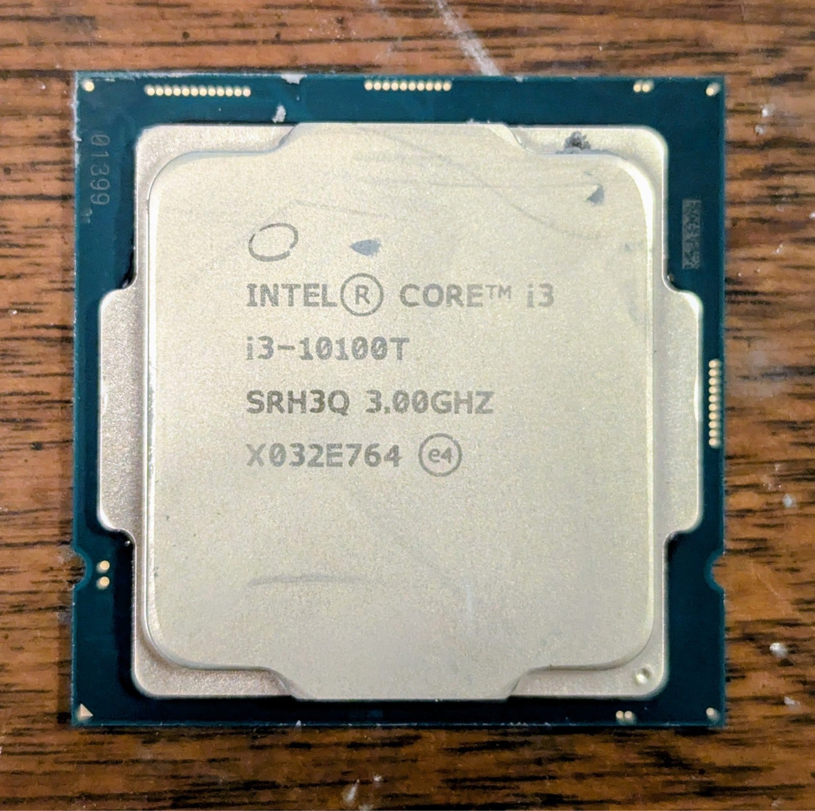 Intel Core i3-10100T SRH3Q 3.0GHz 10th Gen CPU Processor 6mb Cache 35W 4 Cores