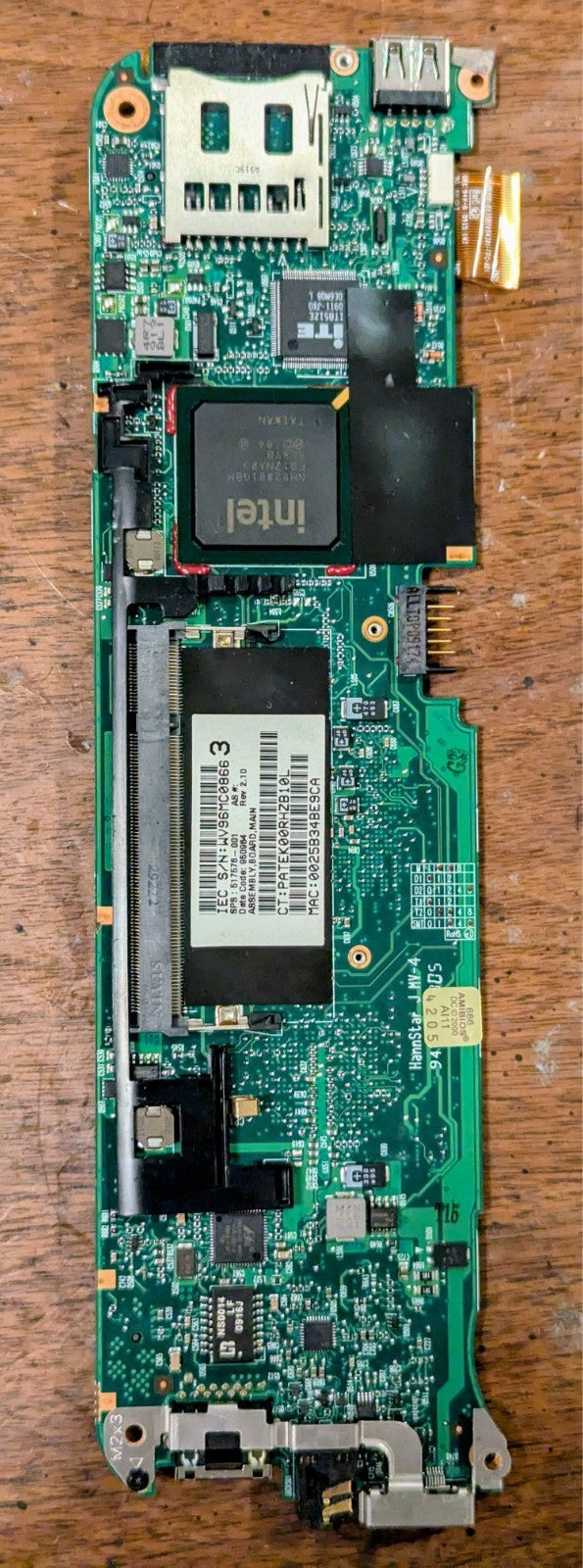 HP MINI 700 1000 1100 1035NR 1033CL 1090LA 1180CM MOTHERBOARD 504592-001