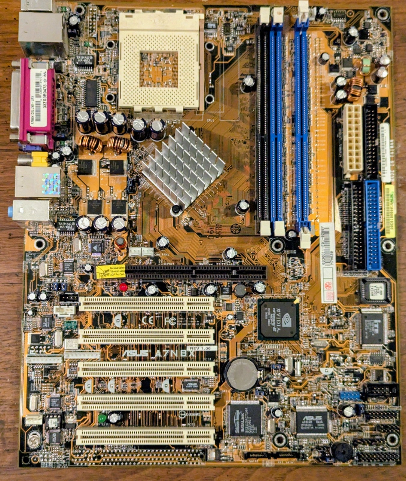 A7N8X-VM Asus Socket A NVIDIA nForce2 IGP Chipset Micro-ATX Motherboard