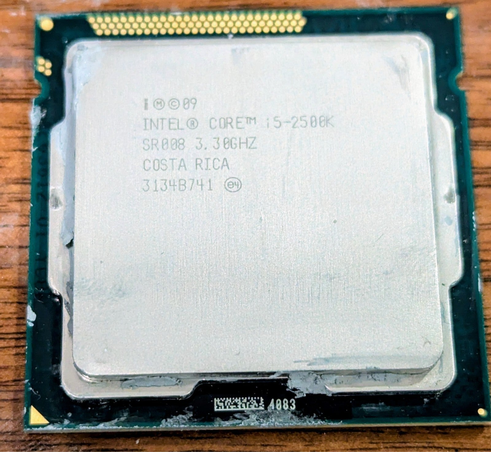 Intel Core i5-2500K 3.3GHz Quad-Core CPU Processor SR008 LGA1155 REFERBISHED