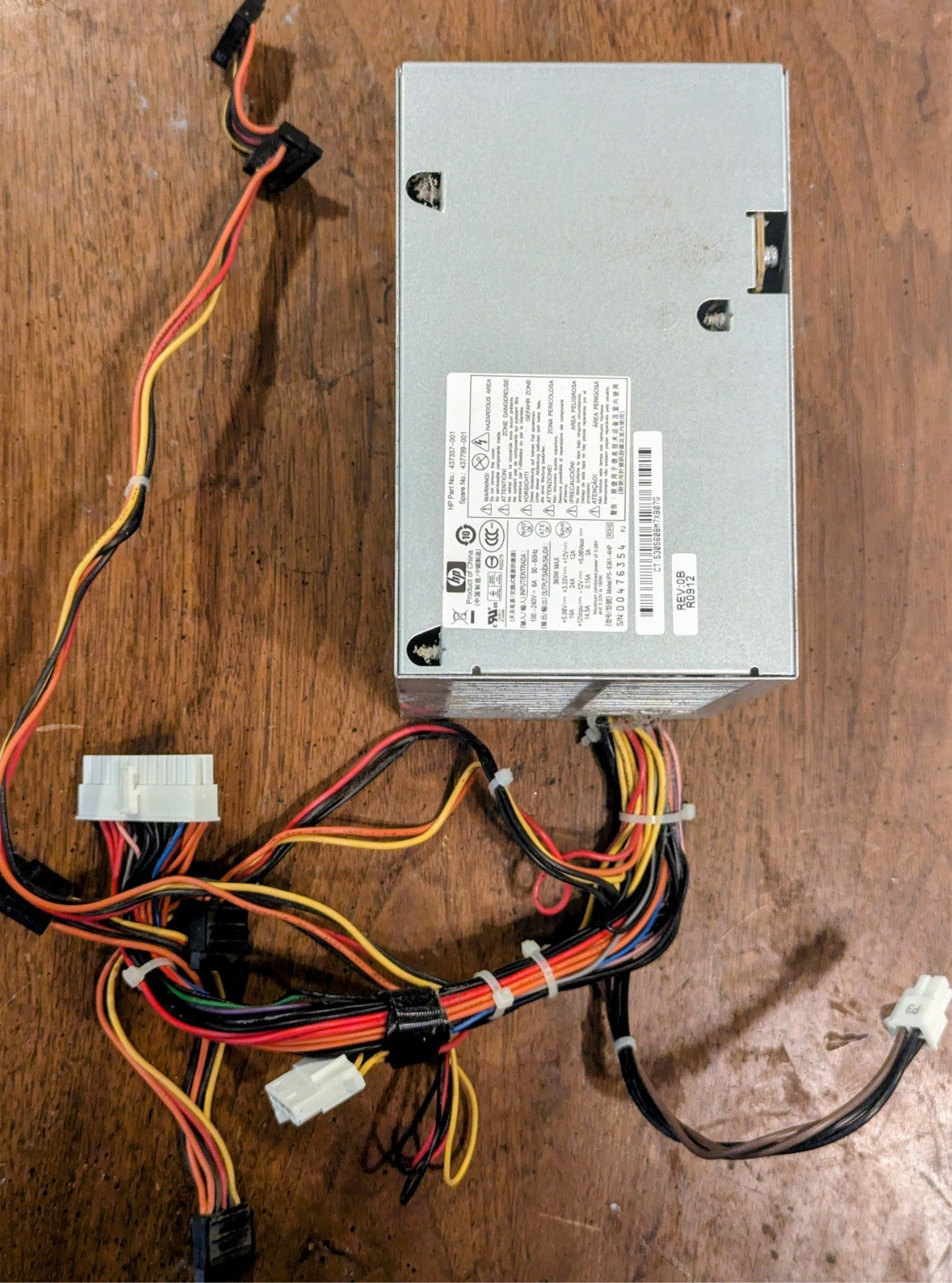 HP PS-6361-4HP - 365W Power Supply for HP DC7700 DC7600 DC7900 ML110 G5