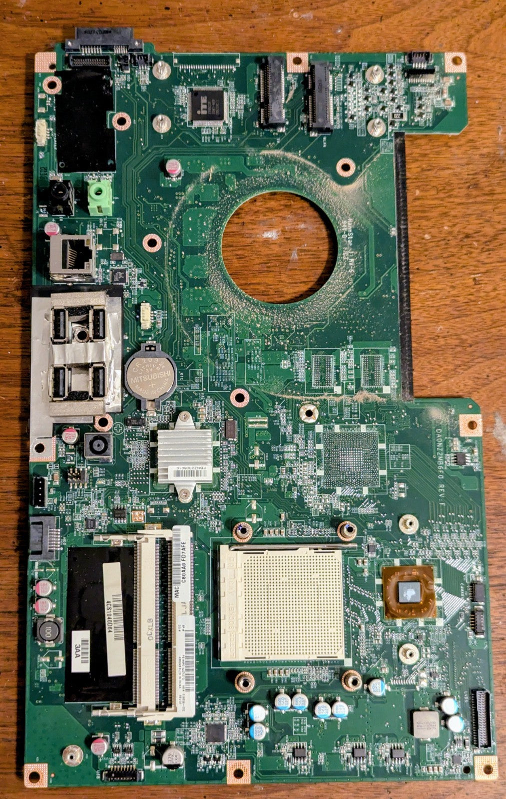 FOR HP TouchSmart 310 motherboard 618639-001 618640-002 DA0NZ2MB6E0