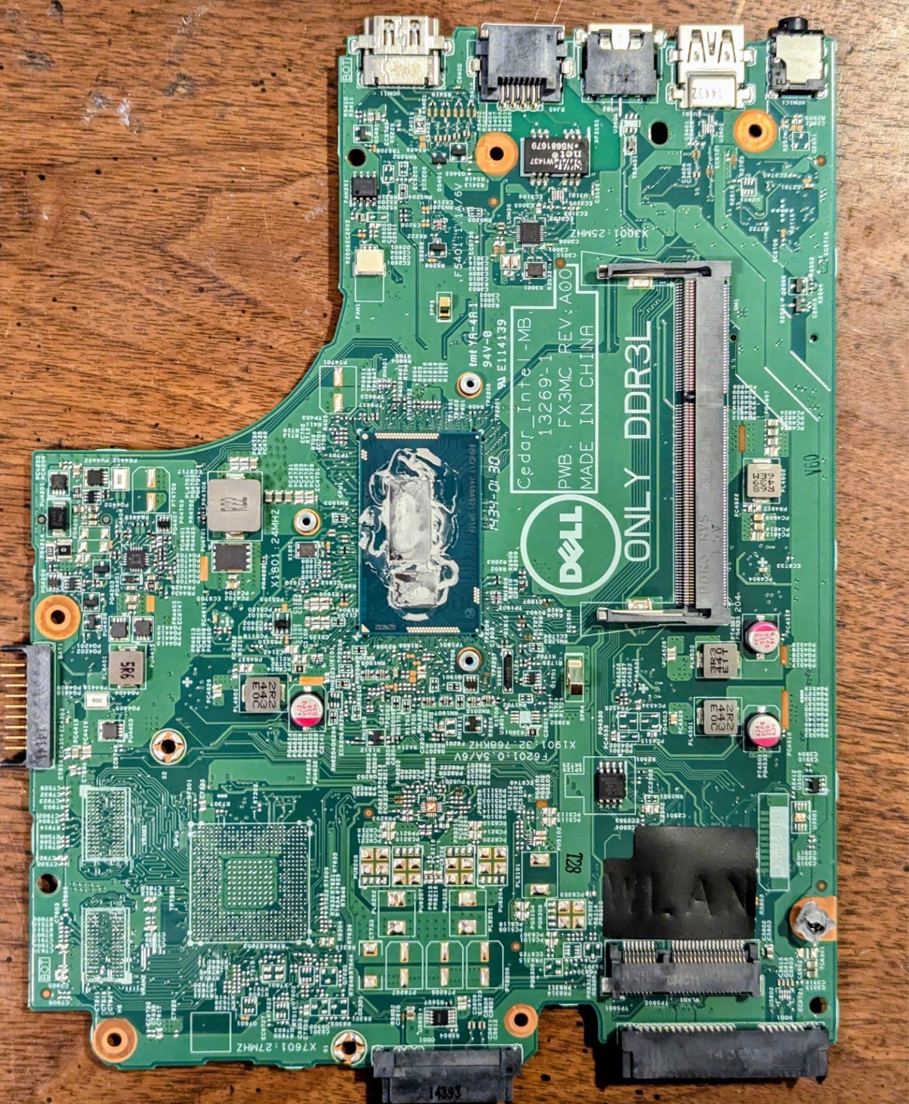 DELL Inspiron 3442 3542 Intel I3-5005U CPU Motherboard 13269-1 CN-0DVF8F 0DVF8F