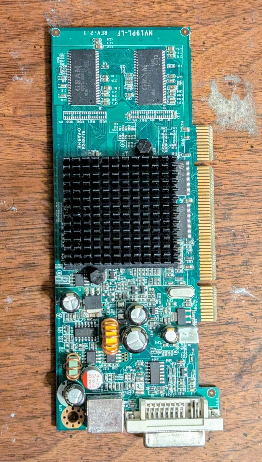 Graphics video card nVidia GeForce4 MX 420 (AGP 4x, 64Mb)