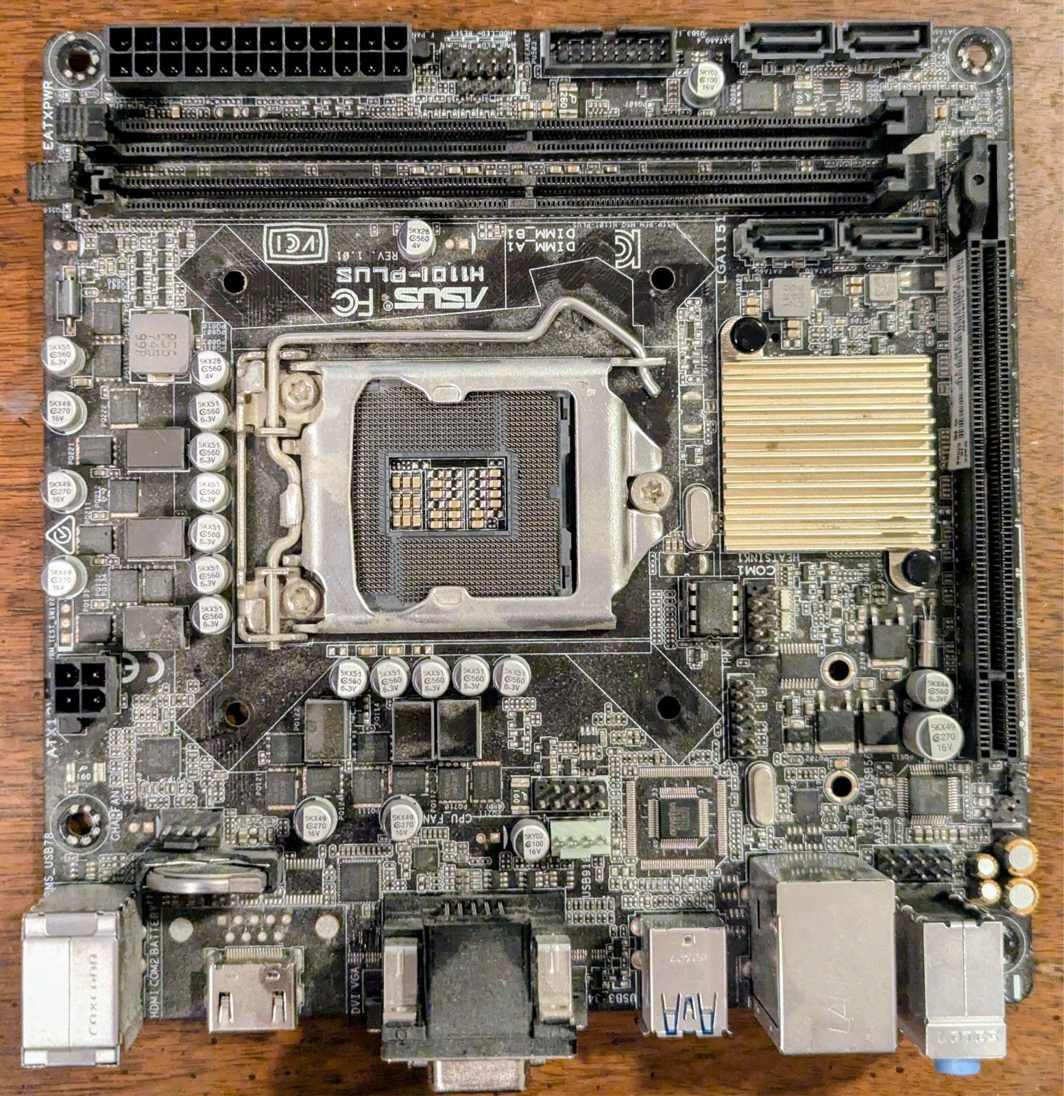 Asus H110I-PLUS DDR4 PCI Express SATA Mini-ITX Motherboard