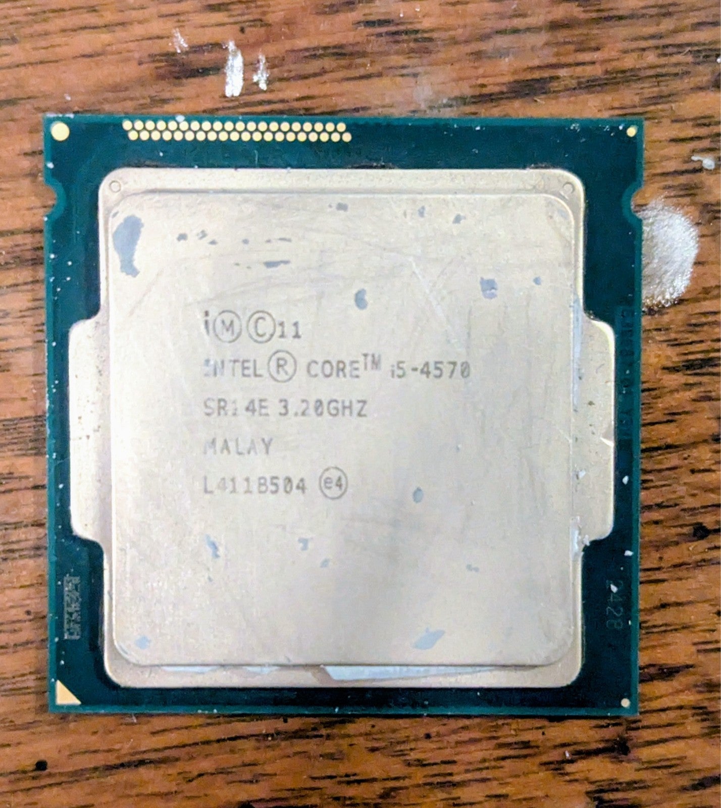 Intel Core i5‑4570 SR14E 3.2 GHz 4‑Core 4‑Thread LGA1150 CPU BX80646I54570